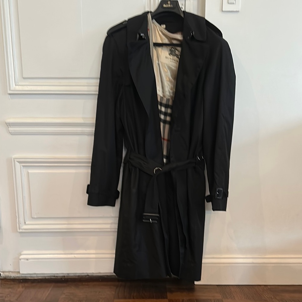 Burberry Men’s Black Trench Coat